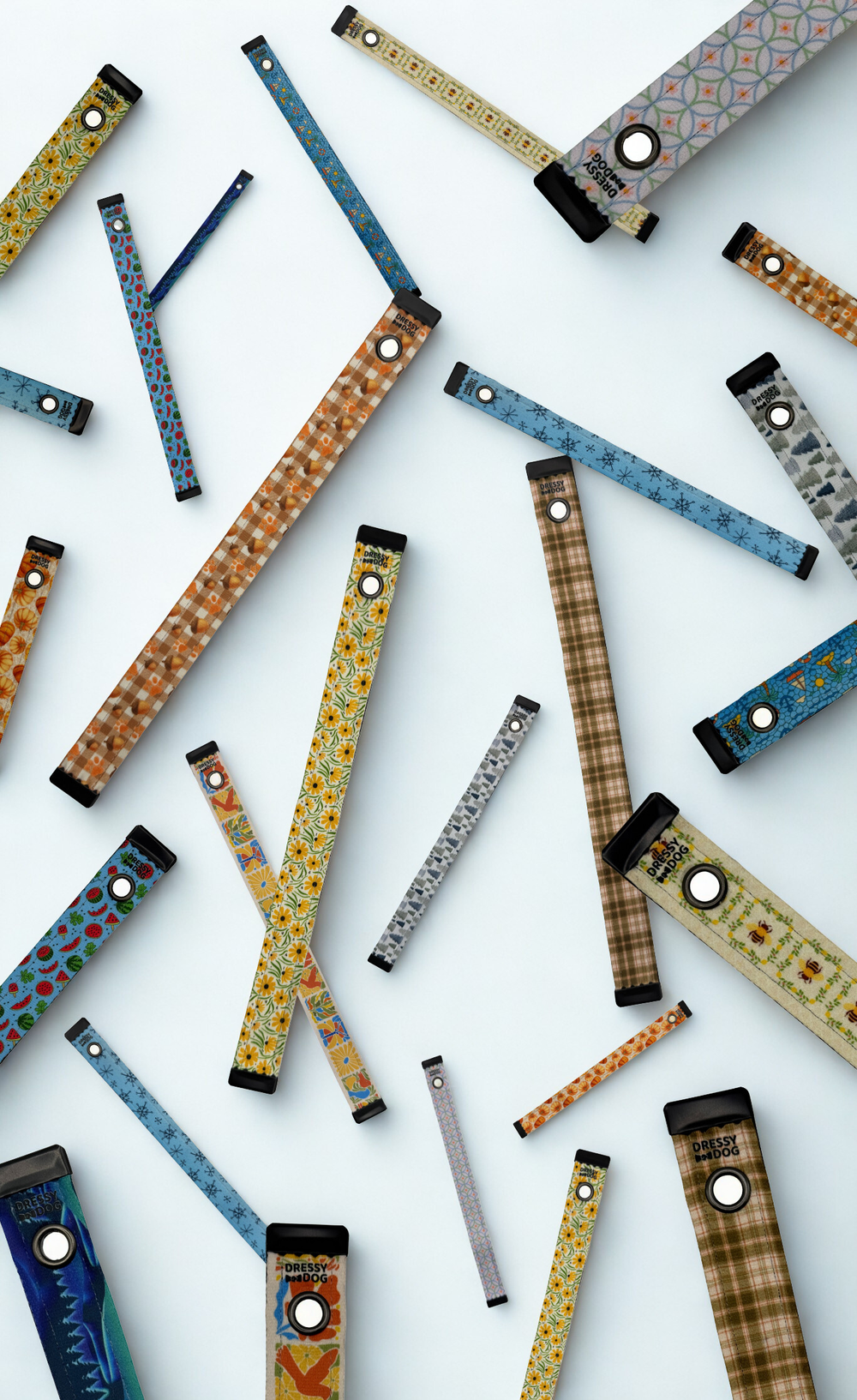 Pattern of dog collar designs